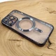 Чехол Chrome case with MagSafe для iPhone 13 pro max Black - изображение 3