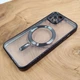 Чехол Chrome case with MagSafe для iPhone 15 Black - изображение 2