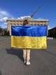 Прапор Україна державний великий 140х90 см атласний, яскравий з блиском, з кишенею під прапорну щоглу 782012 - зображення 3