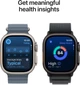 Smartwatch Apple Watch Ultra 3 GPS + Cellular 49mm Black Titanium Case with Black/Charcoal Trail Loop - M/L (APL_MF1H4) - obraz 6