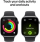 Smartwatch Apple Watch Series 11 GPS 42mm Space Grey Aluminium Case with Black Sport Band - S/M (APL_MEQW4) - obraz 4
