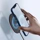 Беспроводная зарядка Baseus Light Magnetic Wireless Charger (WXQJ-02) |15W, быстрая зарядка, широкая совместимость, многоуровневая защита, для смартфона, компактная, магнитное крепление| Черный - изображение 3