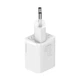 Зарядний пристрій Baseus Super Silicone Quick Charger 30W Мережевий адаптер Type-C зі швидкою зарядкою QC3.0/PD3.0, Білий - зображення 4