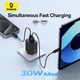 Сетевое зарядное устройство адаптер Baseus Cube Fast Charger |1USB/1Type-C, 30W/3A, поддержка быстрой зарядки PD/QC, многоуровневая защита, универсальная совместимость| Черный - изображение 13