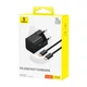 Сетевое зарядное устройство адаптер Baseus GaN5 Fast Charger (mini) |1Type-C, 20W/3A, поддержка быстрой зарядки QC/PD, многоуровневая защита, широкая совместимость, компактный| + Кабель Type-C to Type-C |100W, 1m| Черный - изображение 14