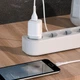 Сетевое зарядное устройство адаптер Hoco N8 Briar |2USB, 12W/2.4A, многоуровневая защита, универсальная совместимость, компактный| + Кабель Micro USB в комплекте |1 м| Белый - изображение 2