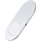 Беспроводная зарядная станция Baseus Simple 2in1 Wireless Charger Pro Edition (WXJK-C02) |15 Вт, быстрая зарядка, широкая совместимость, одновременная зарядка 2 устройств, многоуровневая защита, для смартфона и наушников, LED-индикатор| Белый - изображение 2
