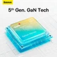 Сетевое зарядное устройство адаптер OS-Baseus GaN5 Fast Charger (mini) 1C |1Type-C, 3A/30W, поддержка быстрой зарядки QC/PD, многоуровневая система защиты, универсальная совместимость, компактный| Черный - изображение 8