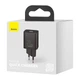 Сетевое зарядное устройство адаптер Baseus Super Si Quick Charger (CCSUP-B03) |1Type-C, 20W/3A, поддержка быстрой зарядки QC/PD, многоуровневая защита, универсальная совместимость, компактный| Черный - изображение 10