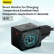 Сетевое зарядное устройство адаптер OS-Baseus GaN5 Fast Charger (mini) 1C |1Type-C, 3A/20W, поддержка быстрой зарядки QC/PD, многоуровневая система защиты, универсальная совместимость, компактный| Черный - изображение 8