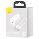 Сетевое зарядное устройство адаптер BASEUS Super Si Quick Charger (TZCCSUP-L02) |1Type-C, 3A/25W, поддержка быстрой зарядки QC/PD, многоуровневая система защиты, универсальная совместимость| + Кабель Type-C to Type-C в комплекте |1 м| Белый - изображение 10