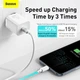 Сетевое зарядное устройство адаптер BASEUS Super Si Quick Charger (TZCCSUP-B03) |1Type-C, 20W/3A, поддержка быстрой зарядки QC/PD, многоуровневая система защиты| + кабель Type-C to Lightning в комплекте Белый - изображение 8