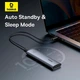 Внешний корпус для SSD Baseus FlyJoy Series (M.2 NVMe) | 8TB Max, для хранения и передачи данных до 10 Гбит/с, Plug-and-Play, RGB-подсветка, поддержка TRIM, кнопка питания, защита данных| Серый - изображение 13