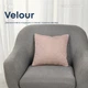 Подушка декоративна "VELOUR" Пудрова, 50x70 - изображение 1