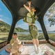 Палатка трехместная автоматическая Naturehike Ango CNK2550WS010 S Коричневая (6927595785591) - изображение 4