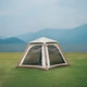Палатка четырехместная автоматическая надувная с тентом Naturehike Ango CNK2550WS017 Коричневая (6977465869852) - изображение 5