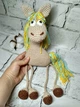 М'яка іграшка ручної роботи в'язана амігурумі Hand Made Конячка символ року 30 см 202-84 - зображення 2