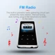 MP3 плеер Benjie M13 1.8" Bluetooth 5.0 Hi-Fi 16Gb металлический черный - изображение 11