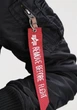 Красная лента Alpha Industries MA-1 REMOVE BEFORE FLIGHT |Брелок с кольцом для ключей - изображение 3
