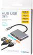 USB-хаб Platinet 1 х USB-A 3.2, 1 х USB-C PD, 1 x HDMI 4K 10Gbps (PMH9991T) - зображення 4