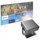 Проектор Hoco DT5, версия Android, 1080P, Wi-Fi 2.4G, BT5.0, metal gray - изображение 5