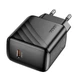 Мережевий зарядний пристрій Hoco CS24A, Type-C, PD 25W, black - зображення 4