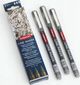 Набір лінерів Derwent Line Maker 3 шт Graphite (5028252595834) - зображення 3