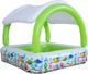 Basen dmuchany ogrodowy SunClub z daszkiem 143 × 143 × 123 cm 51016 (6920388668163) - obraz 1
