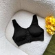 Бюстгальтер топ женский Ouno T197 с визерунком, Черный XXL/3XL - изображение 1