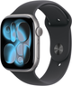 Смарт-годинник Apple Watch Series 11 GPS 42mm Space Grey Aluminium Case with Black Sport Band - S/M (APL_MEQW4) - зображення 1