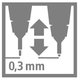 Набір лінерів Stabilo Sensor F 0.3 мм 10 шт Синій (ZES4006381301183) - зображення 4
