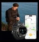 Тактические умные смарт часы для военных Y101 с фонариком, компасом, GPS трекером и спортивными режимами Спортивные наручные часы Черный - изображение 10