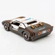 Дерев’яний 3D конструктор Fast car Gt Puz-26916, 164 деталі - зображення 3