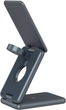 Ładowarka bezprzewodowa Canyon OnCharge 309 15 W 3-in-1 Metal (CNS-WCS309M) - obraz 4