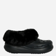 Жіночі крокси утеплені Crocs Furever Crush 208446-001 37-38 Чорні (196265276240) - зображення 1