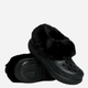 Жіночі крокси утеплені Crocs Furever Crush 208446-001 38-39 Чорні (196265276257) - зображення 2