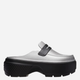 Жіночі мюлі Crocs Stomp Metallic Loafer 210363-01V 37-38 Сріблясті (196265793785) - зображення 1