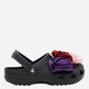 Chodaki damskie Crocs Classic Rosette Clog 210388-001 37-38 Czarne (196265794423) - obraz 1