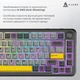 Клавіатура бездротова Ajazz AK820 Max Plus Day Dream Switch Black (AK820MAX-DD-BGY) ( чорний, сірий, жовтий ) - изображение 3