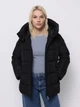Куртка демисезонная удлиненная с капюшоном женская Colin's CL1075971BLK M Black (8684112818191) - изображение 1
