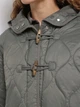 Куртка демисезонная удлиненная с капюшоном женская Colin's CL1075678DMG L Dark Mint Green (8684112817620) - изображение 4