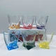 Набор стаканов Quadro 6 шт 340 мл Yujing GlassWare Color 2772-1/819087 - изображение 1