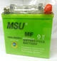 Акумулятор мото MSU 12N5L-BS 12V 5Ah GEL для мотоциклів Honda CB125, Yamaha YB125, Suzuki GN125 - зображення 1