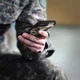Чехол Military Shield для Iphone 7 Plus / Iphone 8 Plus бампер противоударный с подставкой Khaki - изображение 5