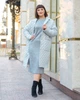 Пальто Alenka Plus 2037-1, 54, світло-сірий - изображение 1