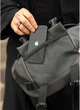 Большая мужская поясная сумка бананка Sambag DynamicDart графитовая - изображение 7