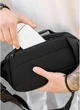 Сумка через плечо бананка Sambag Flex Pro черная - изображение 7