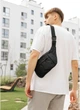 Сумка на пояс бананка Sambag Tirso LCH черный тканевый - изображение 4
