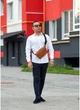 Мужская кожаная сумка бананка Sambag 0ST рыжая кожа - изображение 2