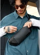 Сумка через плечо бананка Sambag Holster MSH черная с перфорацией W - изображение 1